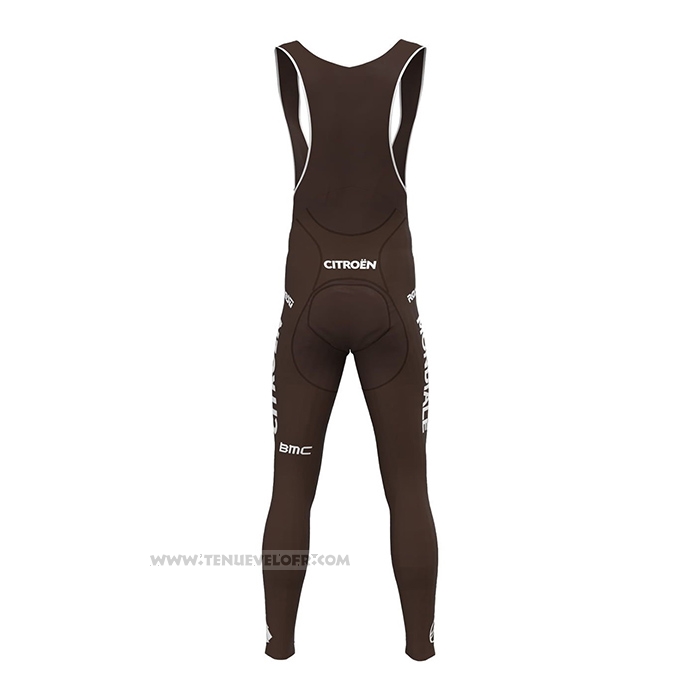 2023 Maillot Cyclisme Ag2r La Mondiale Blanc Manches Longues et Cuissard
